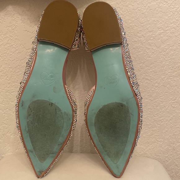 Betsy Johnson rhinestone flats - Picture 6 of 6
